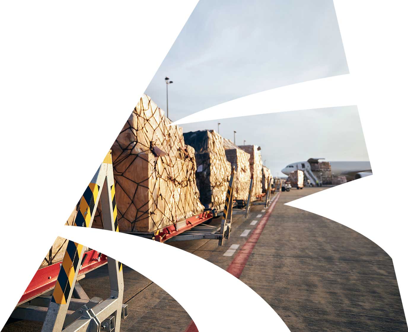 Genesislogisticlimited logo showing a cargo yard inside the stylized letter A